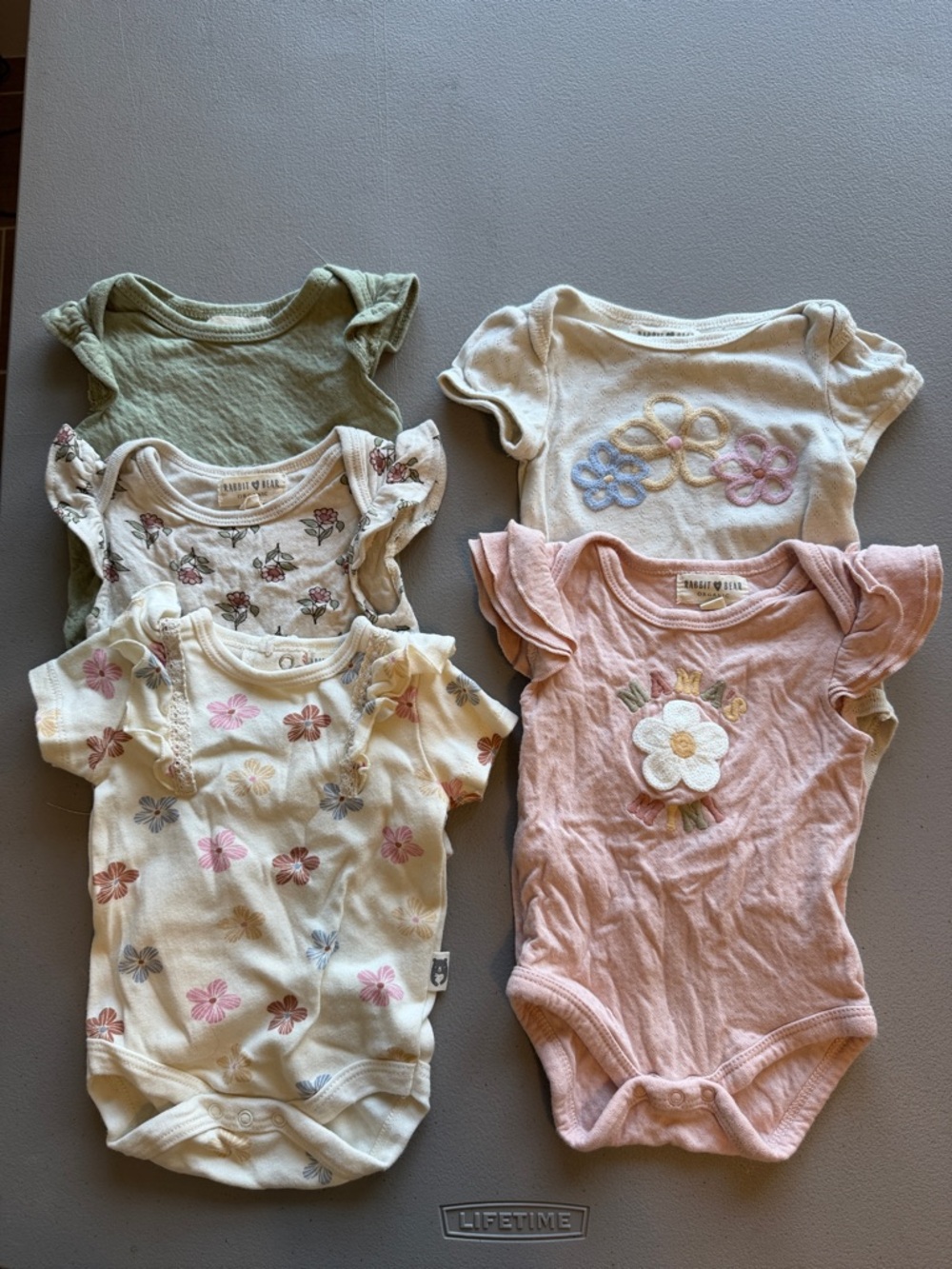 Rabbit Bear Organic Cotton Onesies